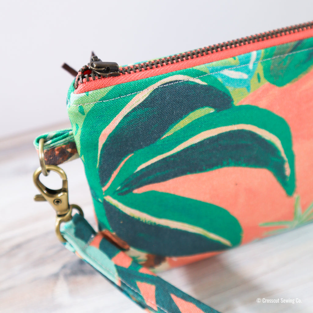 Wristlet - Downloadable PDF Sewing Pattern & Video Tutorial