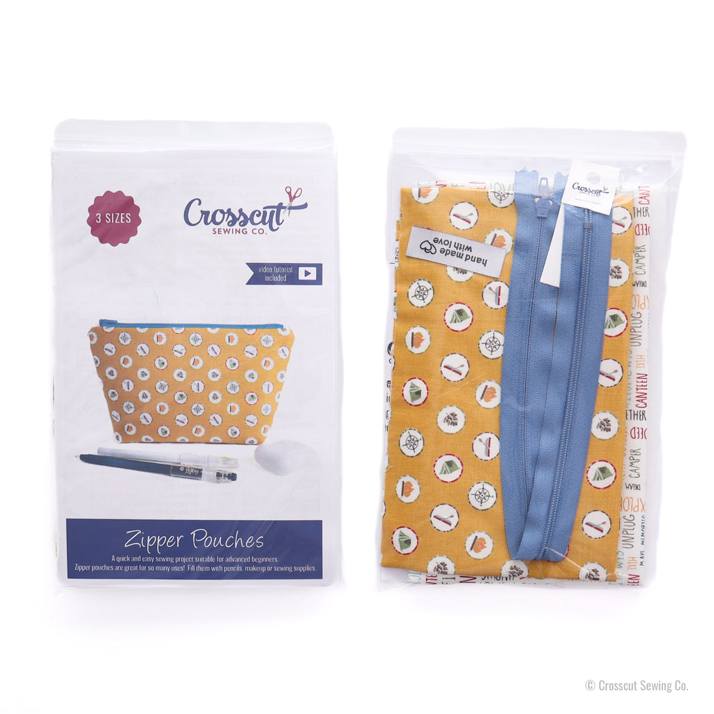 Zipper Pouch Sewing Kit - Camp Badges