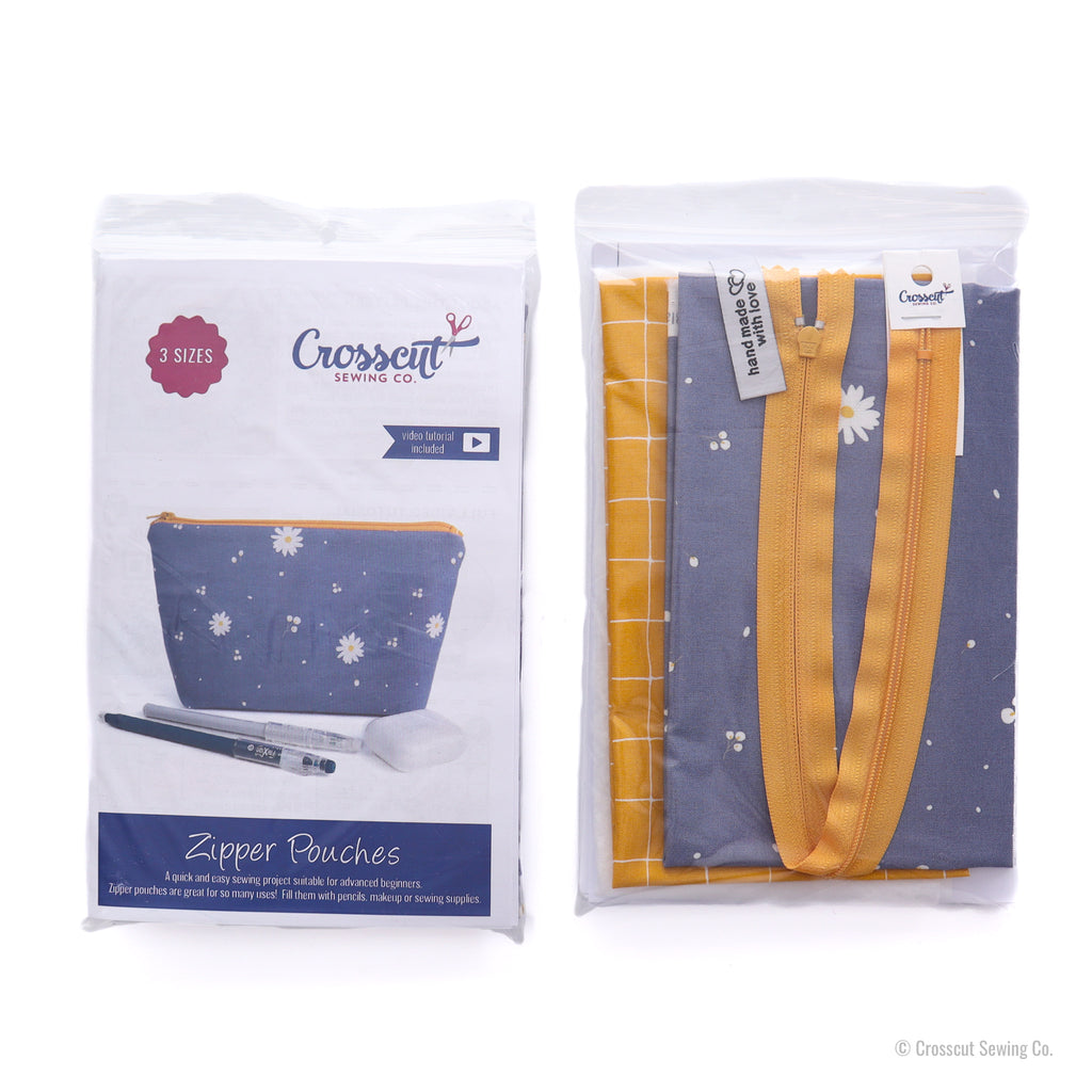 Zipper Pouch Sewing Kit - Daisy