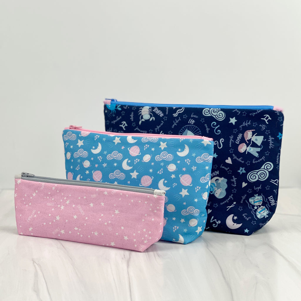 Zipper Pouches - Downloadable PDF Pattern & Video Tutorial