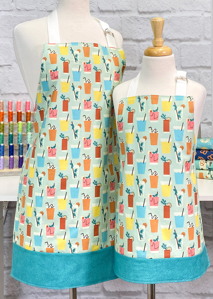 Apron Sewing Kit - Summer Drinks