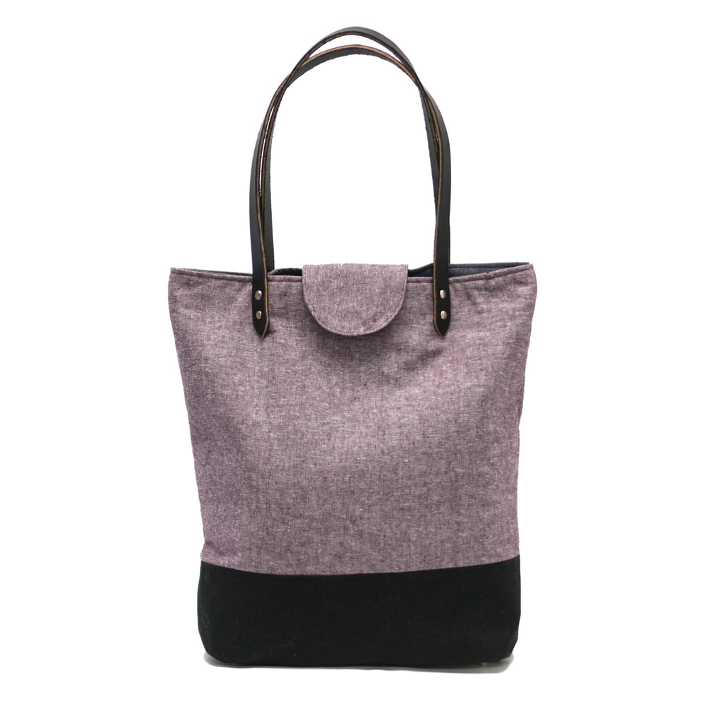 Lincoln Tote Bag Sewing Pattern and Video Tutorial from Crosscut Sewing Co. - PDF or Printed Version