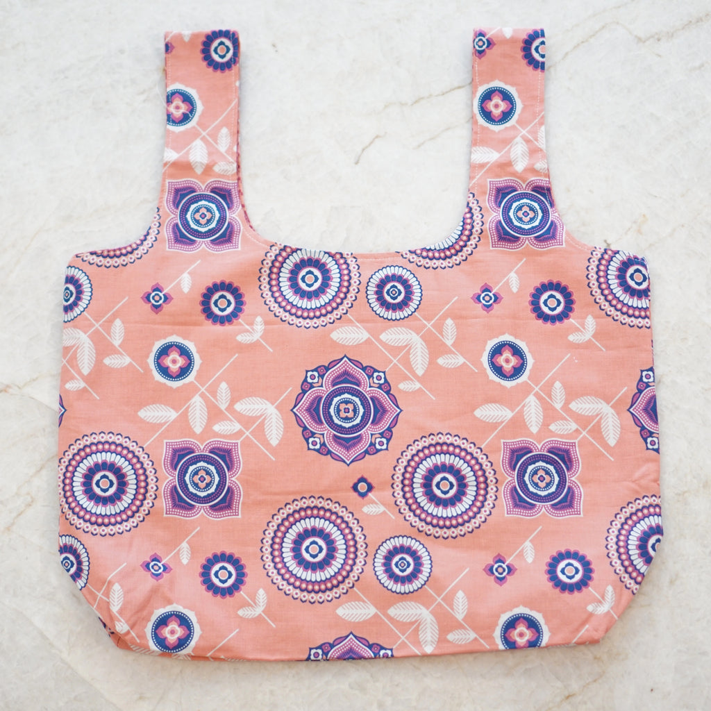 Crosscut Foldable Shopping Tote - Downloadable PDF Pattern & Video Tutorial
