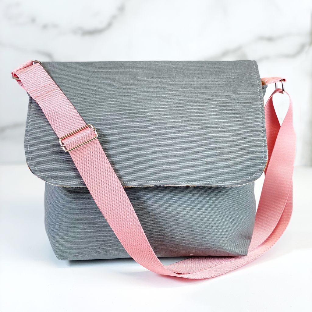 Messenger Bag Sewing Kit - Nutmeg Flannel