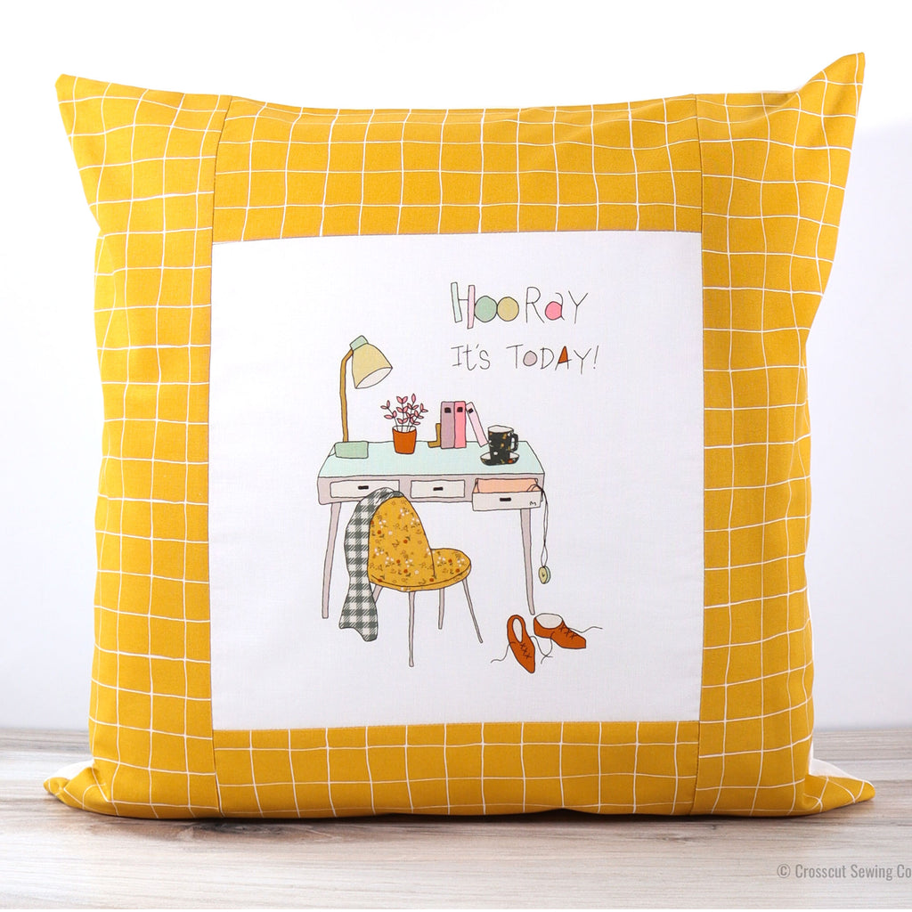 Picture Frame Pillow Sewing Project Kit - Hooray It's Today!