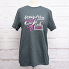 Crosscut T-Shirt - Measure Twice Cut Once - Dark Heather Gray