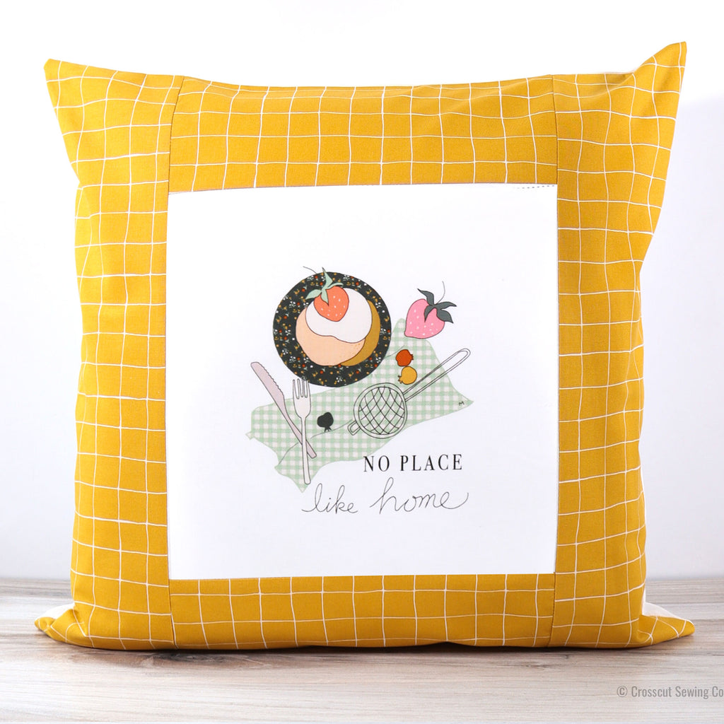 Picture Frame Pillow Sewing Project Kit - No Place Like Home