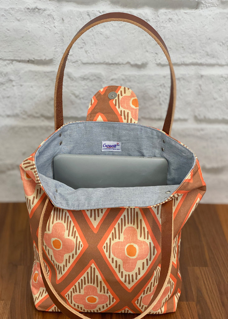 Lincoln Tote Bag Complete Kit - Pacific Brown Organic Canvas