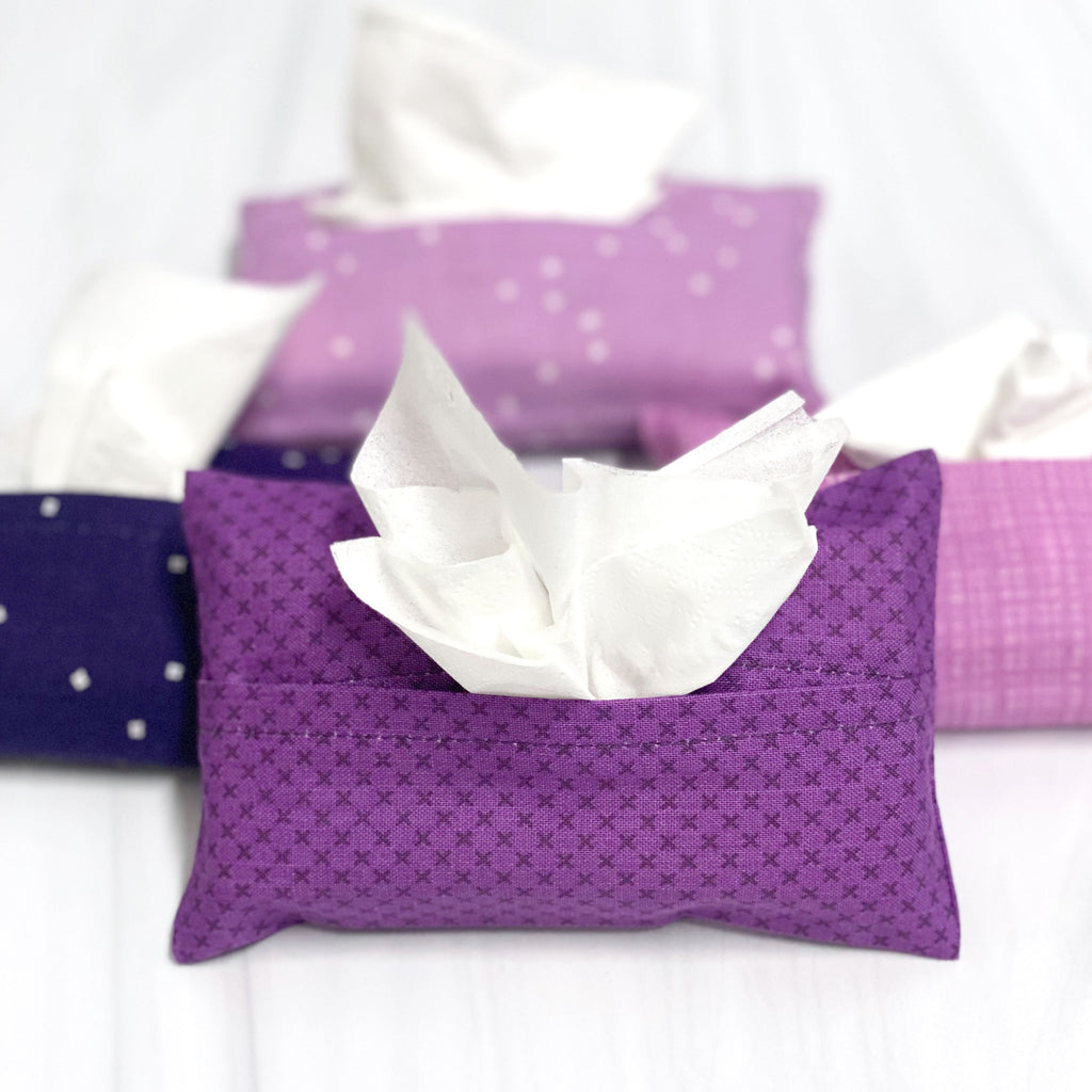 Travel Tissue Cover Kit - Purple