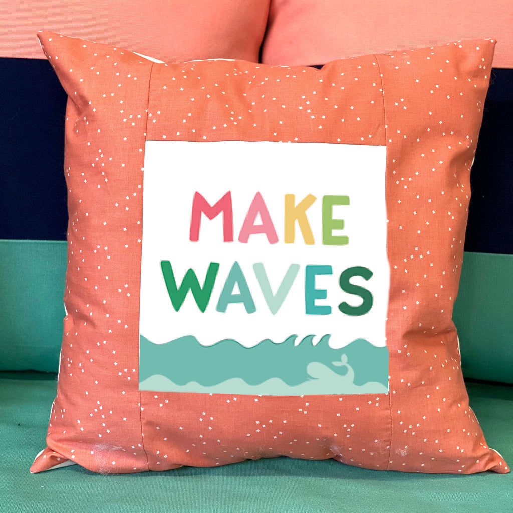 Picture Frame Pillow Kit - Make Waves