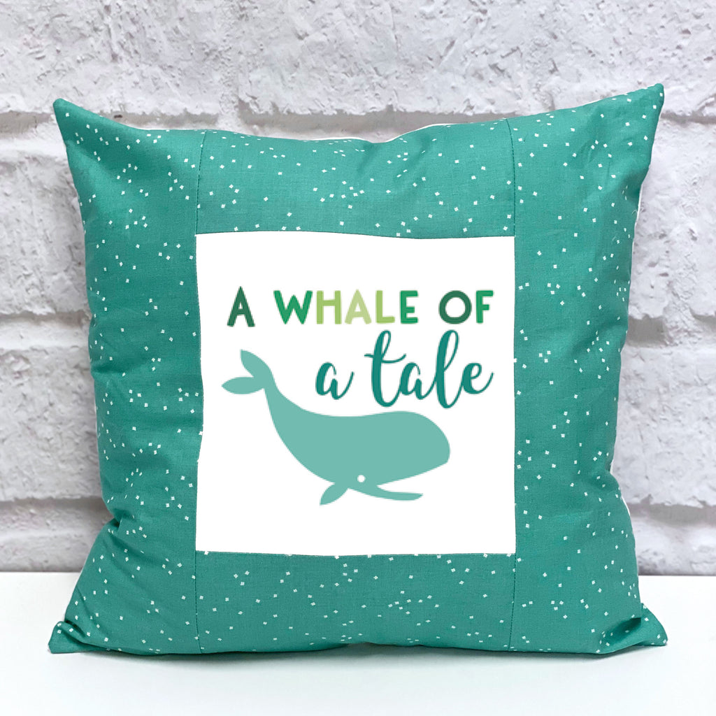 Picture Frame Pillow Kit - A Whale of a Time